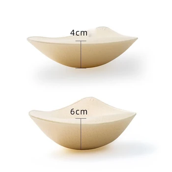 여성용 가슴 컵 요가 브래지어 패딩 삽입 가슴 스폰지, 두꺼운 인핸서 푸시업 비키니 브래지어 패드, 수영복 두께 4 cm, 6cm 