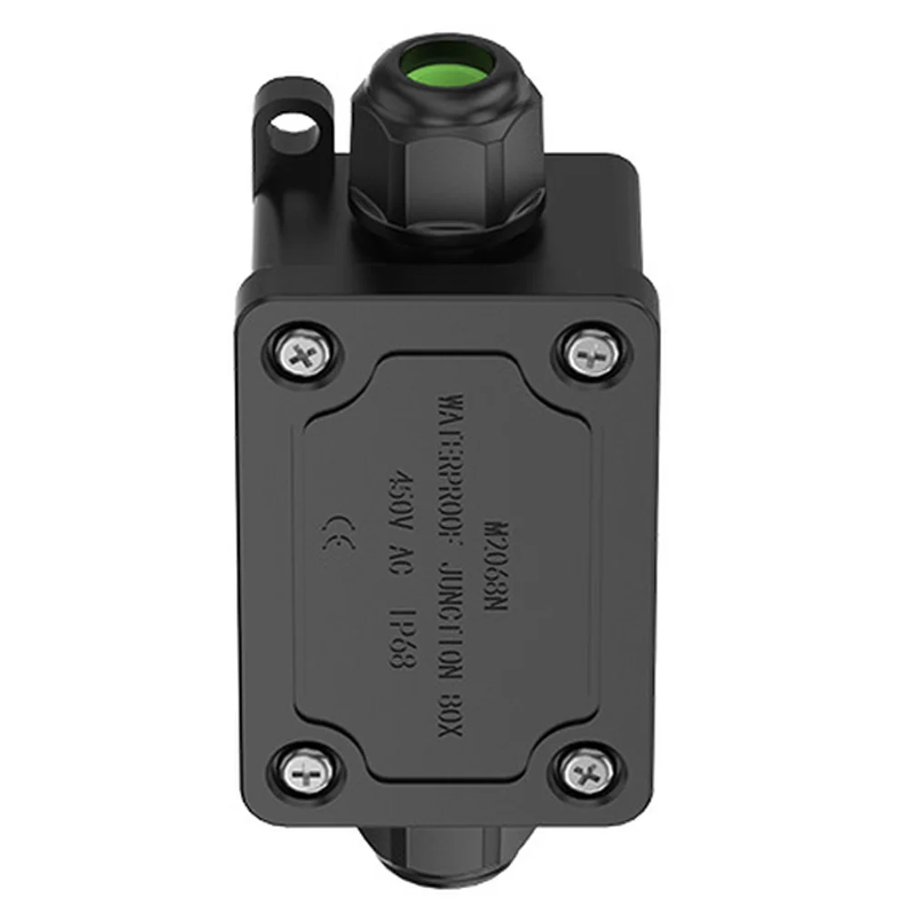 Robust IP68 Junction Box for Outdoor Lighting and for Power Line Protection with Sealed Rubber Gasket 5.8 5.3mm Range