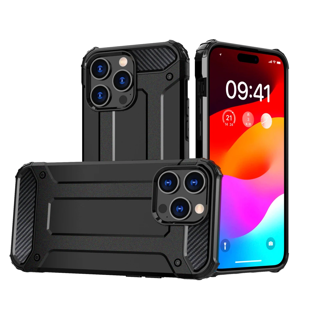 Military Rugged Armor Case For iPhone 14 13 12 Mini 11 Pro Xs Max XR 7 8 Plus SE 2020 2022 Shockproof Protection Back Cover