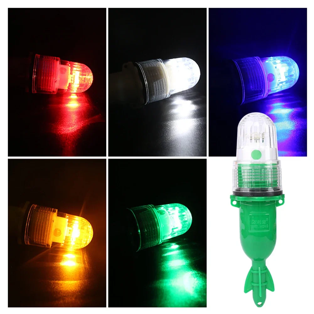 Fishing Light Underwater LED Light-controlled Fishery Signal Light 3V Fishing Net Mark Light Marine Flash Warning Floating Light