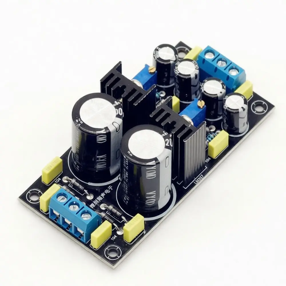 LM317 LM337 Adjustable Voltage Regulator Module Dual Output Linear Regulated Power Supply Board DIY Laboratory Project