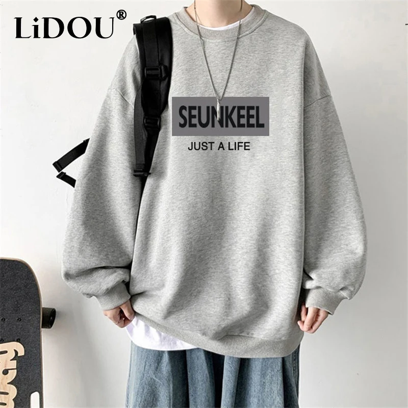 Autumn Winter New Korean Casual Fashion Oversized Sweatshirts Women Hip Hop Harajuku Pullover Streetwear Hoodies Ropa De Hombre