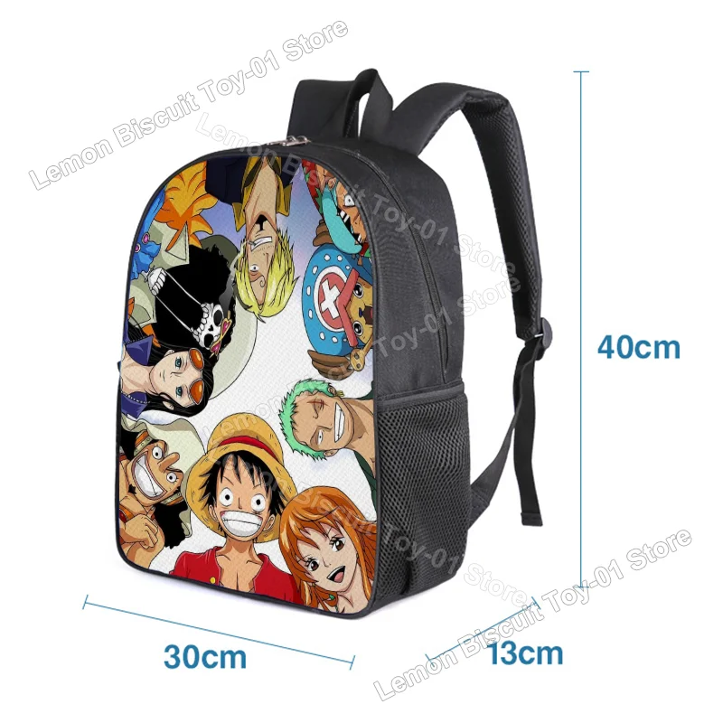 Luffy Series Backpacks Cartoon Chopper Zoro Primary Schoolbag Large Capacity Students Book Bag Teenager Knapsack Birthday Gifts