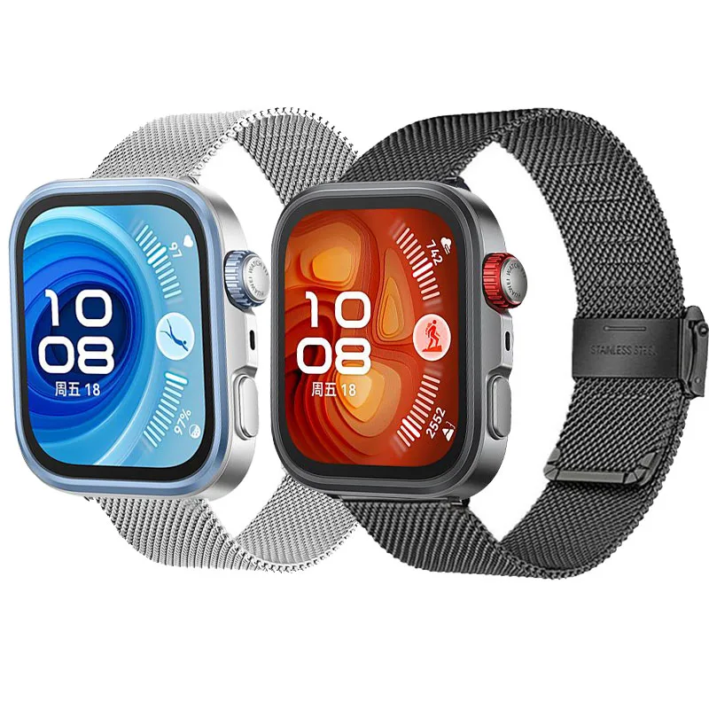 Correa para Huawei Watch Fit 4/fit 3 Smartwatch pulsera milanesa para Huawei Watch Fit 4 Pro bandas accesorios de acero inoxidable