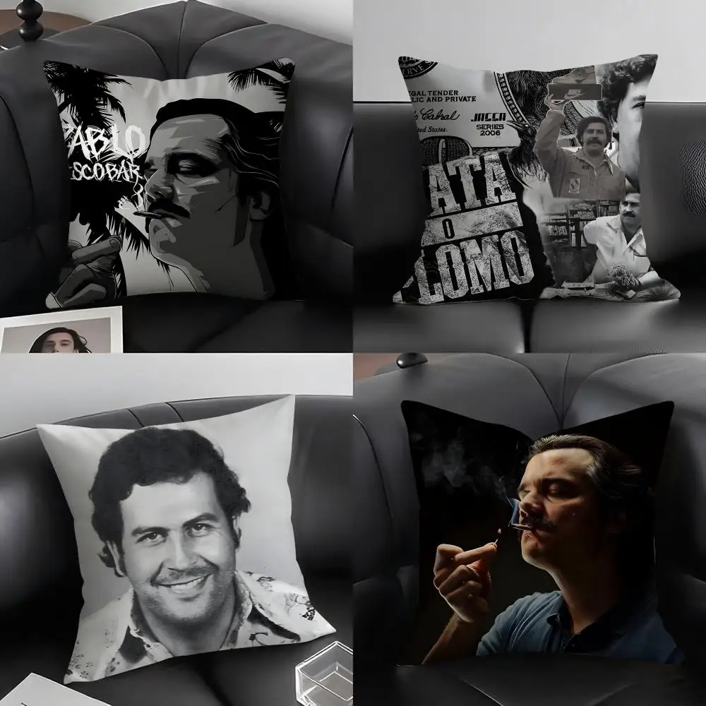 Pablo Escobar Hot Cushion Cover Pillowcase Ultra Soft Skin Friendly Fabric Cloud Like Comfort & Concealed Zipper