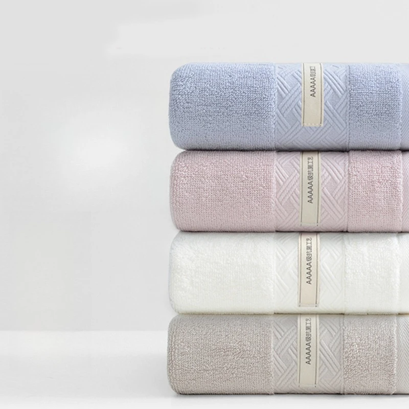 Soft Pure Cotton Antibacterial Adult Towel Plain Face Towel Multiple Colors Available