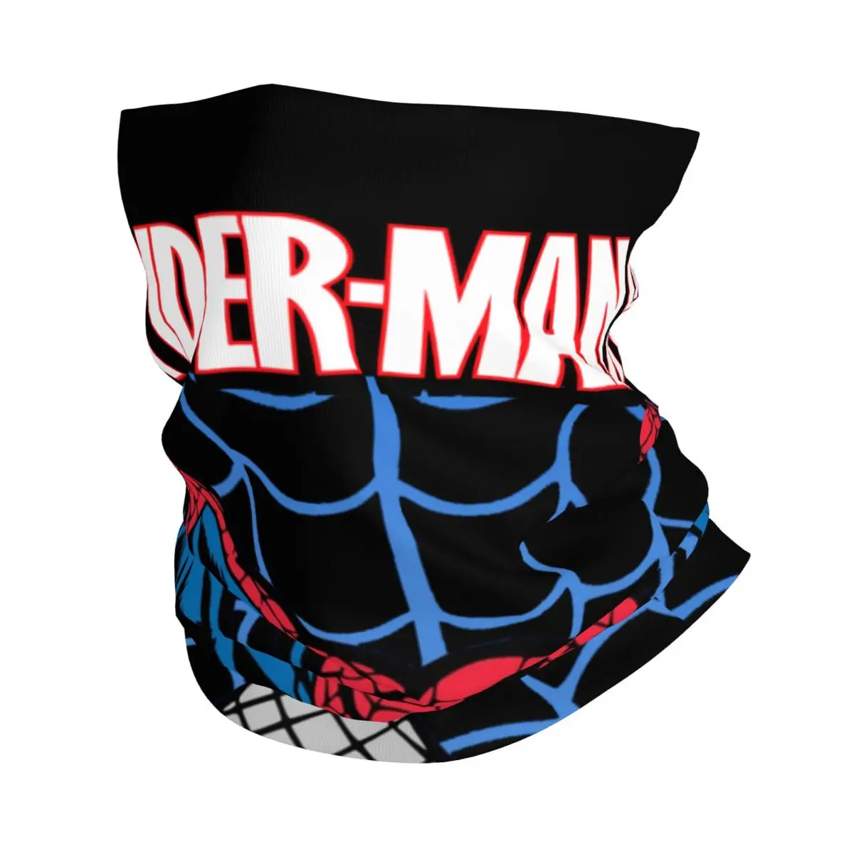 Logo Bandana Neck Cover Motorcycle Club Marvel Spider Man Wrap Scarf Multi-use Balaclava Cycling Unisex Adult Breathable