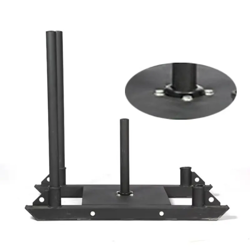 

Gym Power Sled Trainer for Weight Plate Push Pull Fitness Training