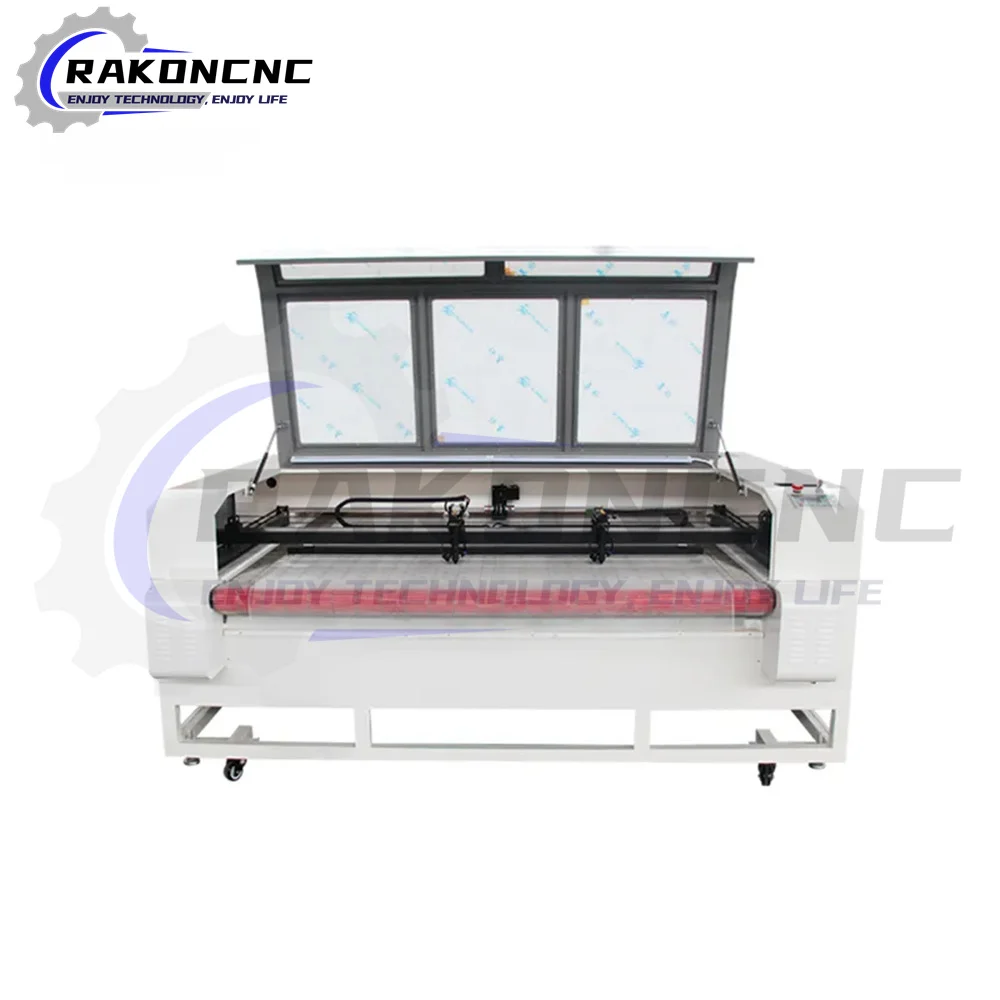 

Hot Sell 150W Auto Feeding Fiber Cotton Cloth 1610 Co2 Laser Cutting Machines Price