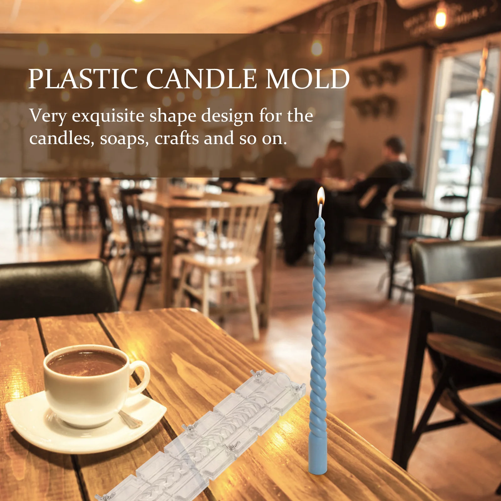 

1Set Acrylic Mold Reusable Long Stem DIY Mould for Decoration Ornament Casting Craft Projects Washable Non-Stick Compact