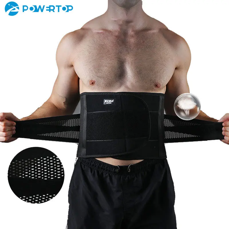 

Men Women Back Support Waist Trainer Belt Waist Trimmer Weight Loss Workout Fitness Back Support Lumbar Brace Protector