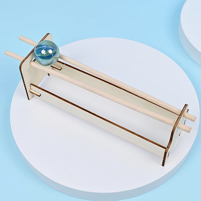 STEM 3D Assembly Double Track Gravity Hill Physics Experiment Kit Primary Students Technology Production Interesting Science