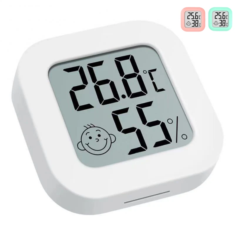 LCD cyfrowy termometr higrometr pomieszczenie wewnętrzne elektroniczny miernik temperatury i wilgotności czujnik miernika stacja pogodowa dla domu