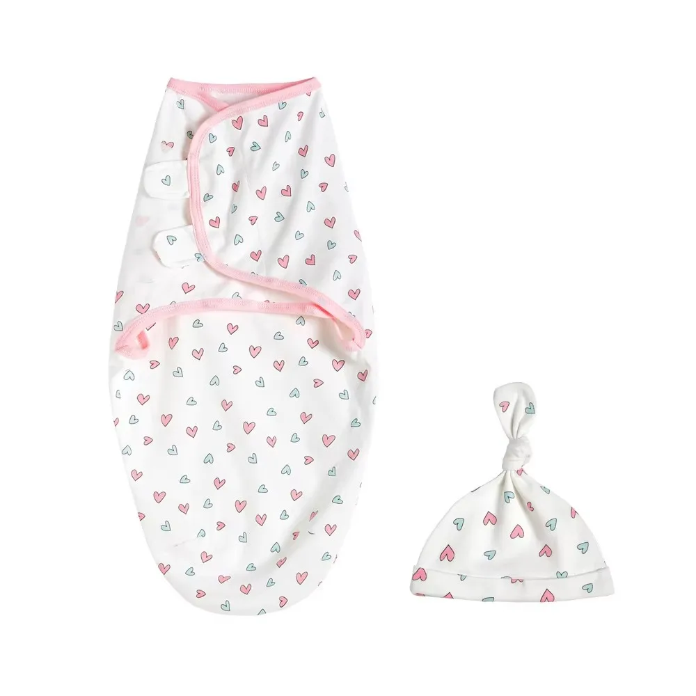

Пеленальная шапка для новорожденных девочек и мальчиков, мягкий спальный мешок для младенцев, хлопковое детское пеленальное полотенце, тонкий детский спальный мешок, противоударный