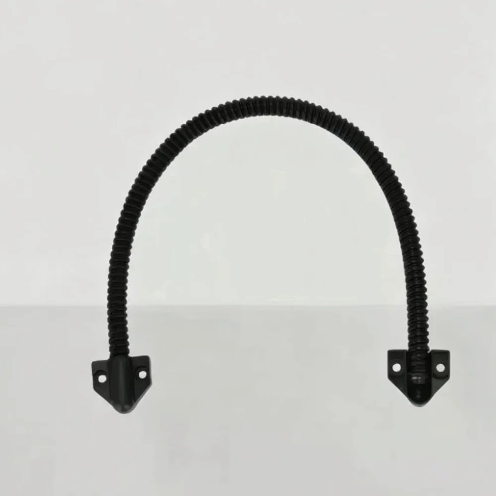 Stainless Steel Access Control Cable Metal Head Anti-pinch Door Loop Flexible Zinc Alloy Head Armored Cable Door Cord Wire Pass