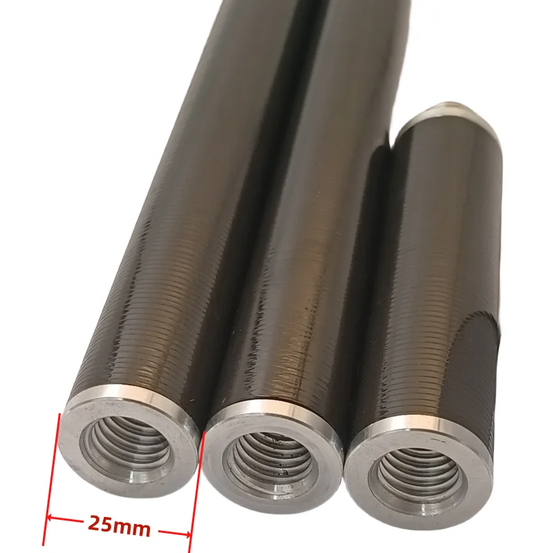 High quality Carbon Fiber Pole 5/8 Thread Antenna Extend Section Pole GPS GNSS surveying Rod D=25mm