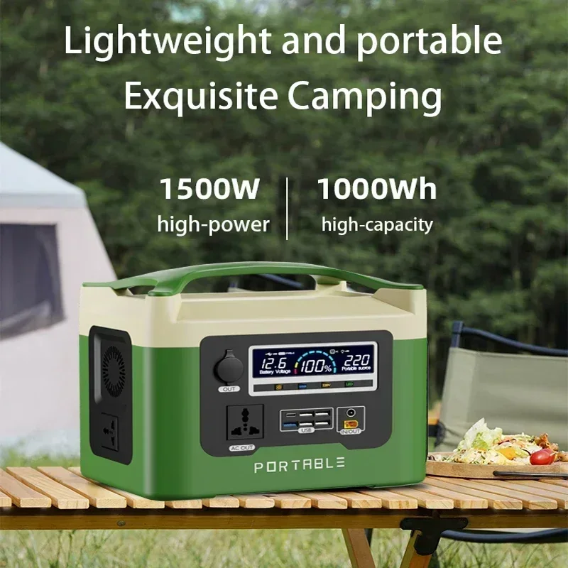 

800W-1500W 220V 40Ah-85Ah portable power bank, portable power station, outdoor emergency power supply for camping outdoor homes