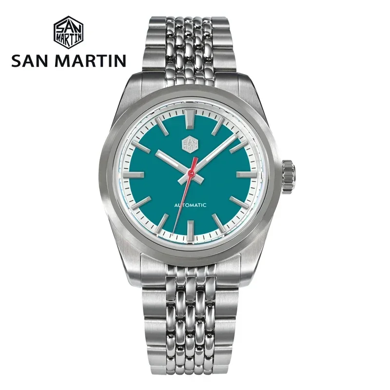 

San Martin Watch For Men 37mm Sports Watches NH35 Movement Automatic Mechanical Sapphire Glass 200m Waterproof Luminous Reloj