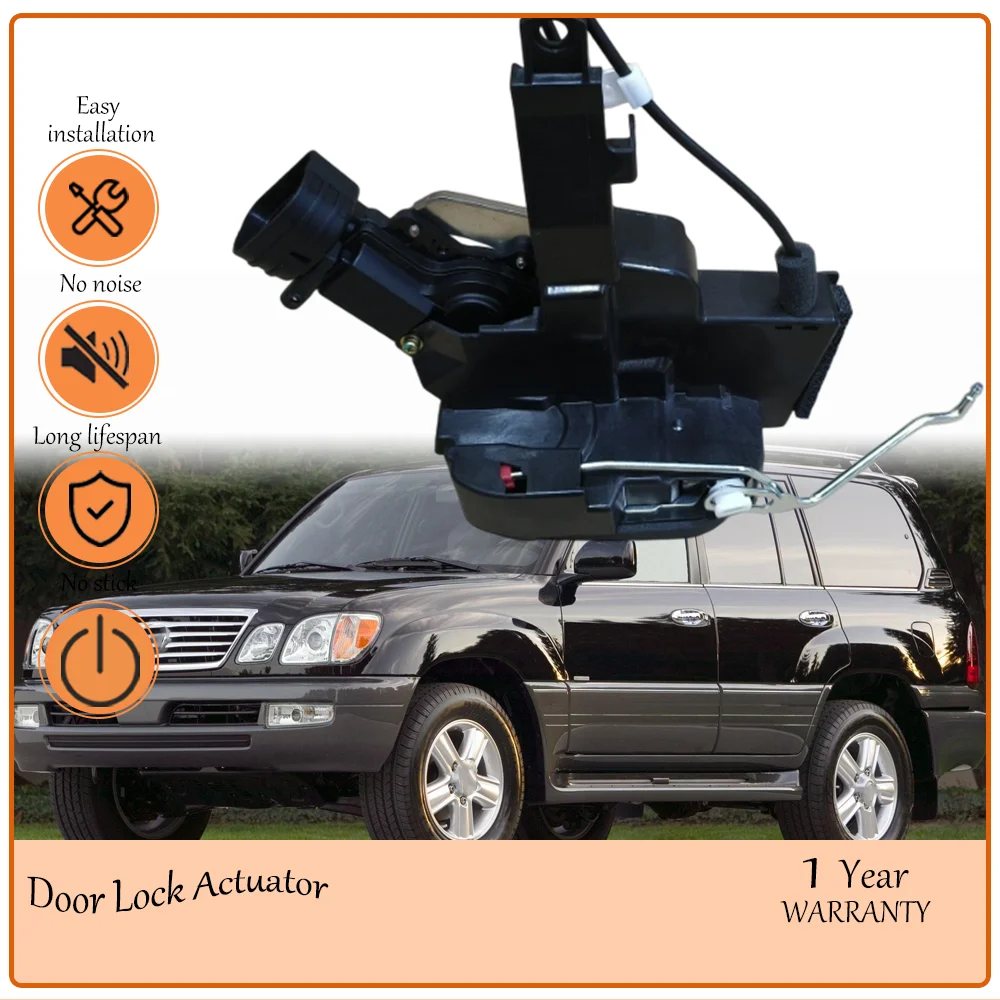 

Front Left Door Lock Mechanical Assy,Aligns with Toyota Land Cruiser Lexus LX470 2003-2007,No-switch oem 6904060190,6904060191