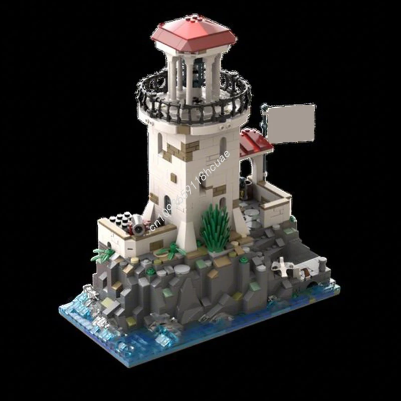 

1237 шт. MOC Императорский маяк Пираты Строительные блоки Рождественский подарок Логическое мышление STEM Обучающие вдохновения для творчества