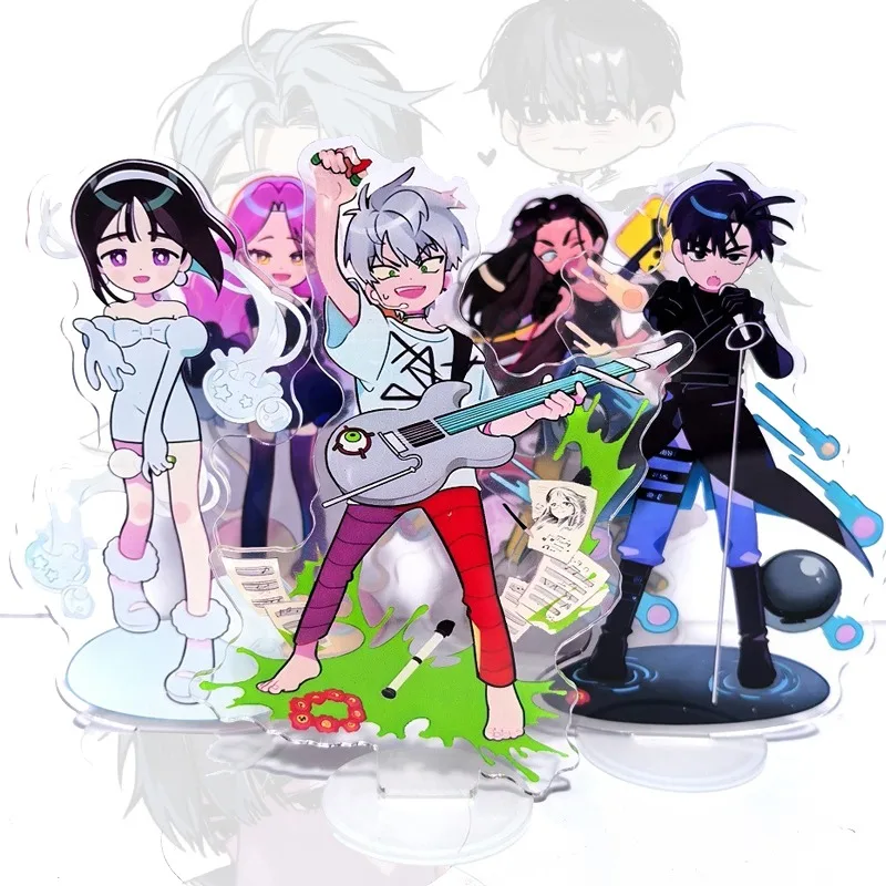 الغريبة المرحلات إيفان و تيل هدية دمى أشكال الاكريليك حامل نموذج عمل الشكل حلية اكسسوارات نماذج سطح المكتب الحلي 15 سنتيمتر