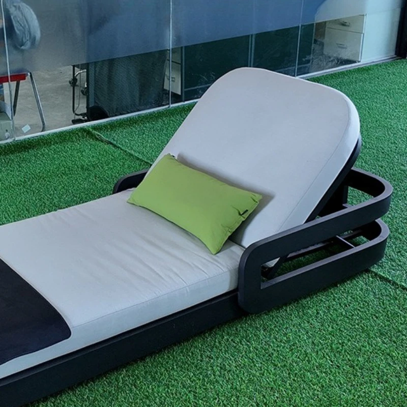Pool bed Garden lounge chair, balcony courtyard leisure, bed set