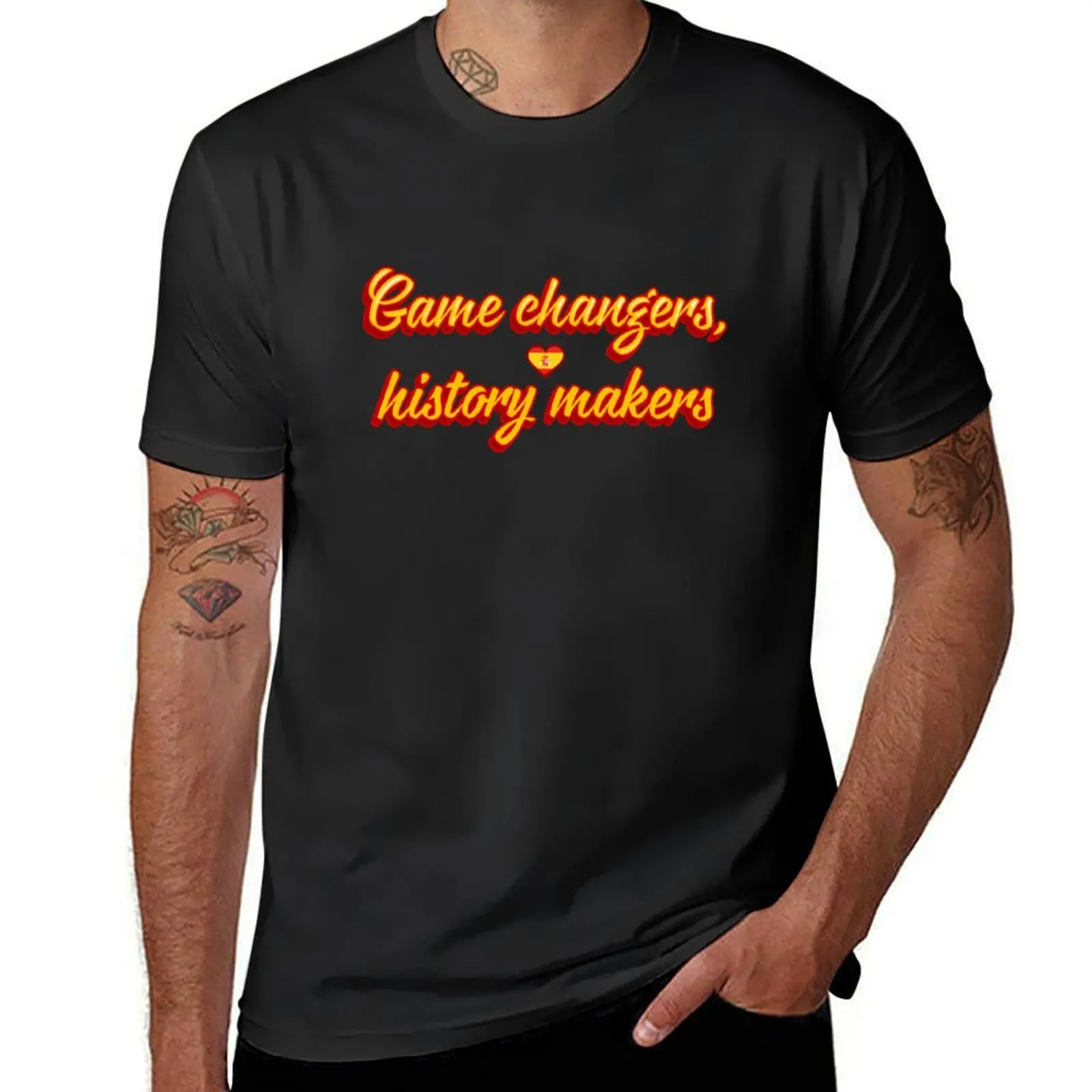 Game changers, history makers T-Shirt boys animal print blanks plus sizes sweat shirts, men