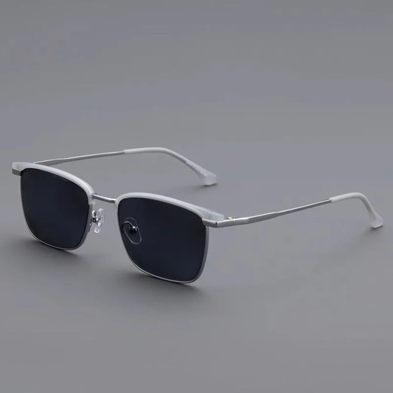 Retro Punk Brillen Unisex Klare Quadratische Sonnenbrille Mode Koreanischen Stil Mode Kleine Quadratische Sonnenbrille – Detail 3