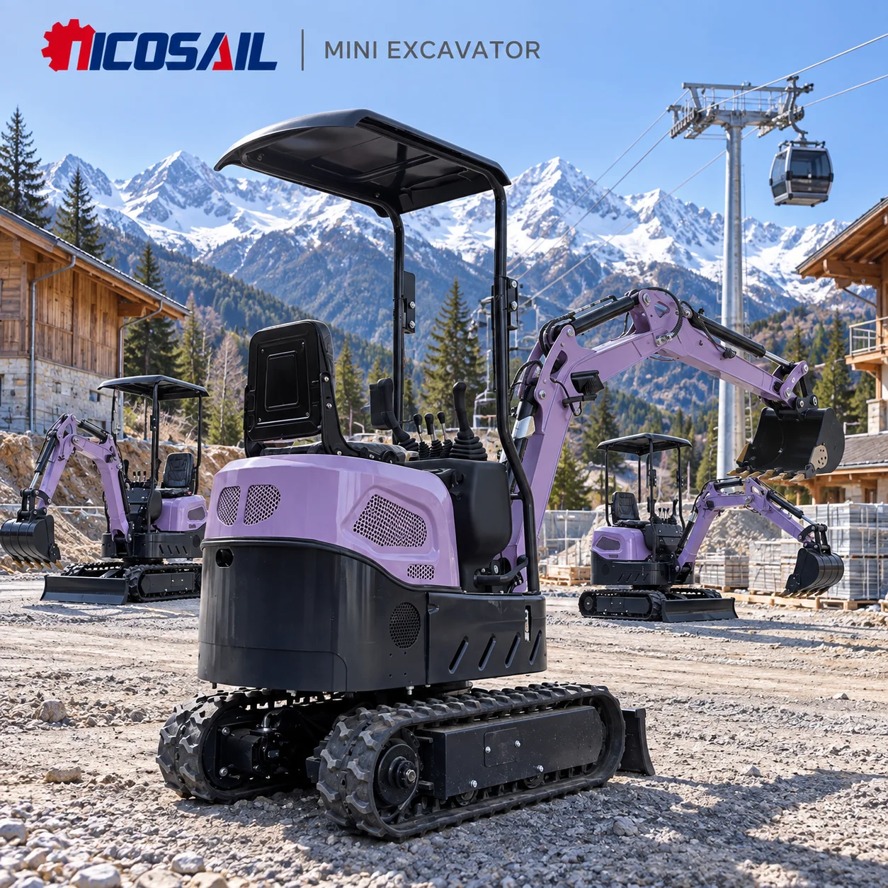 Heavy Duty Mini Excavator 12 Compact Crawler Digger for Tight Spaces and Residential Work