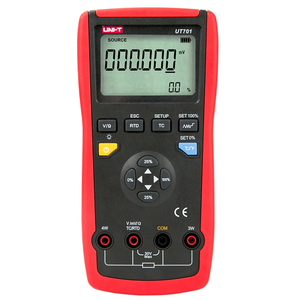 UT701 High Precision Thermocouple Temperature Calibrator Backlight Handheld Temperature Calibrator