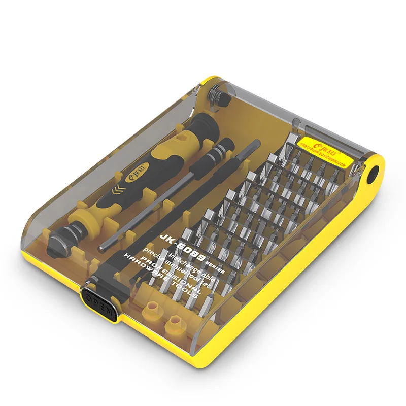 Profesional 45 en 1 JK 6089 C Hardware Kit de herramientas de destornillador juego de destornilladores precisos herramienta de reparación de