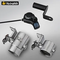 Válvula para sistema de escape de moto, sonido de locomotora modificado con interruptor de ajuste de engranajes, tipo slip-on de 51 mm, segunda generación