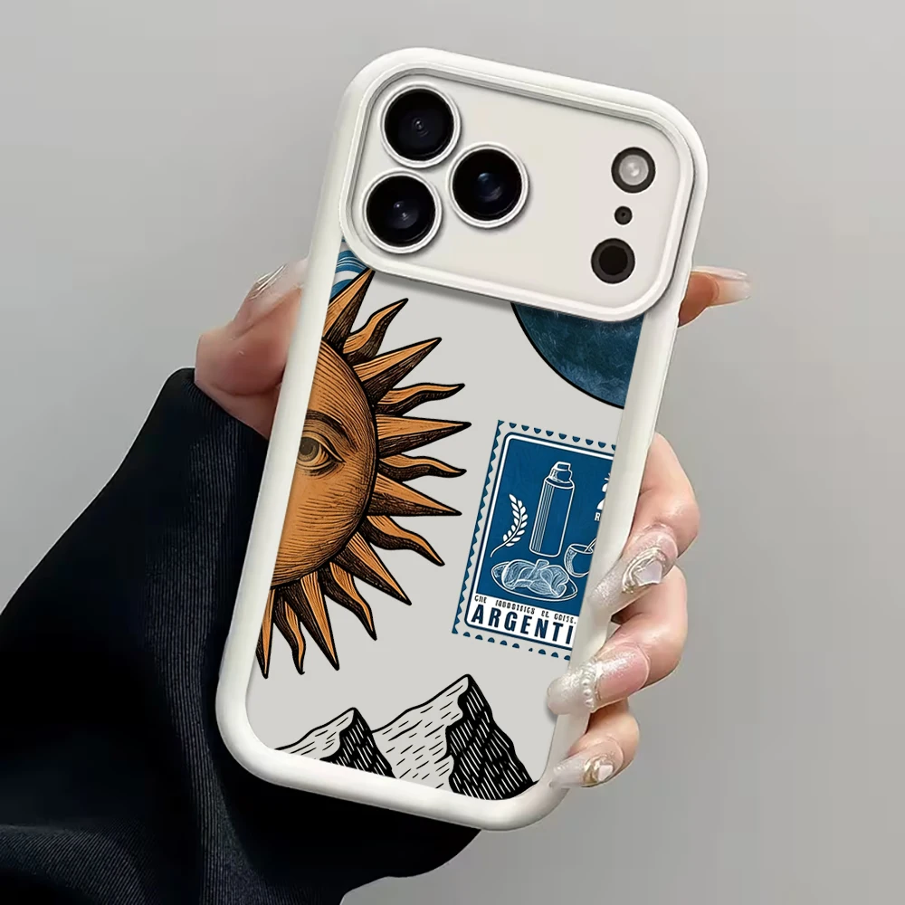 Luxus-Silikonhülle mit Sternen- und Mondmotiv für iPhone 16 13 11 17 Pro Max Hüllen iPhone 12 13 ProMax 14 15 Plus 7 8 XS XR Stoßfeste Schutzhülle – Detail 2