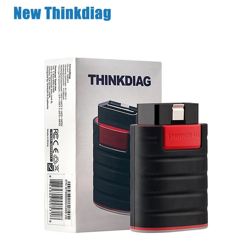 2024 THINKCAR New Thinkdiag Hot Version Full System All Car 16 Reset Service OBD2 Diagnostic Tool ECU Coding Active Test 1 Year