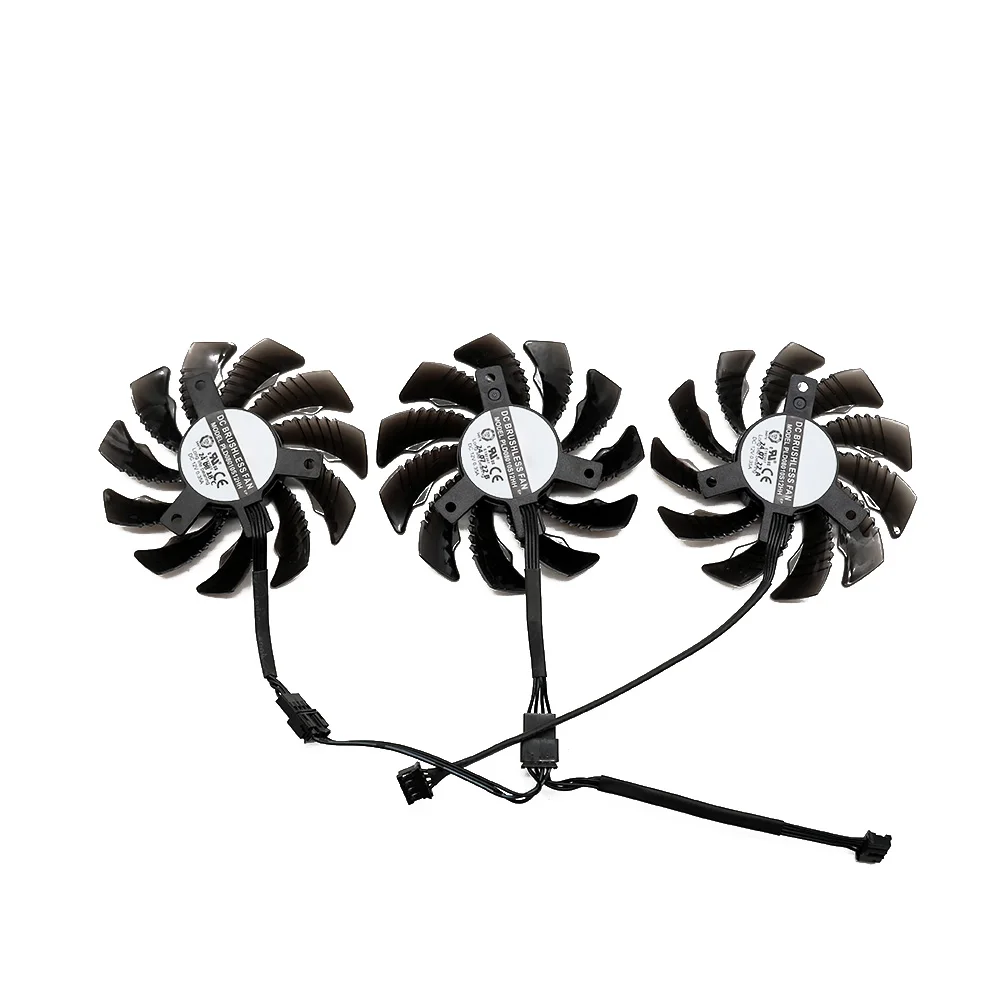 쿨링 팬 75MM 4핀 RTX4060 Ti (기가바이트 RTX 4060 4060TI 게이밍 OC 비디오 카드 팬 PLD08010S12HH 용) 썸네일 3