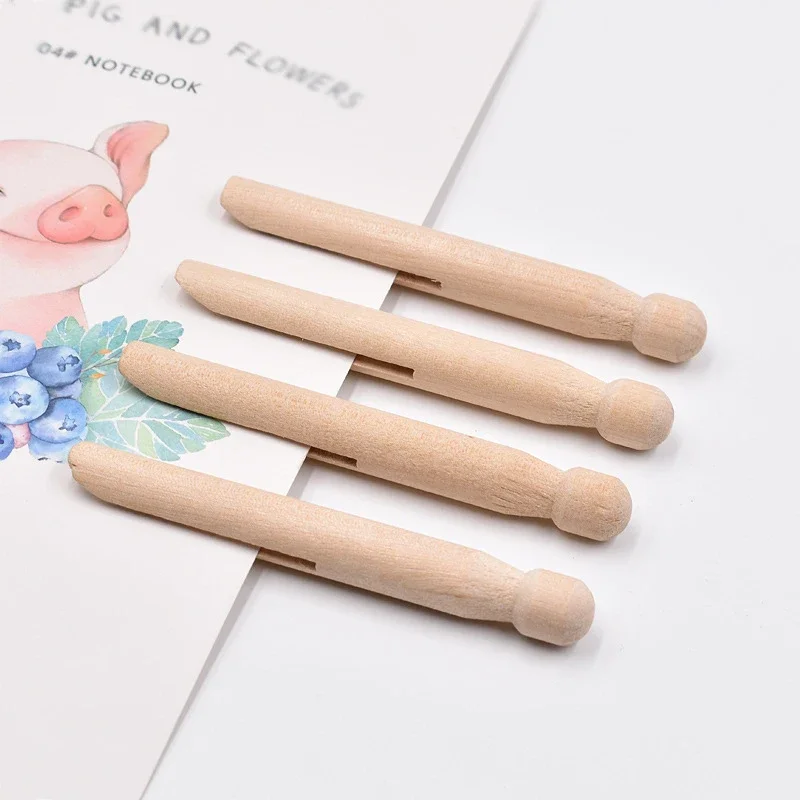 25pcs 11cm Wood dolly peg Wood Clothes Pins Pegs Traditional Dolly Wooden Clothes Pegs Clothes Pins Clothespins Crafts Supplies