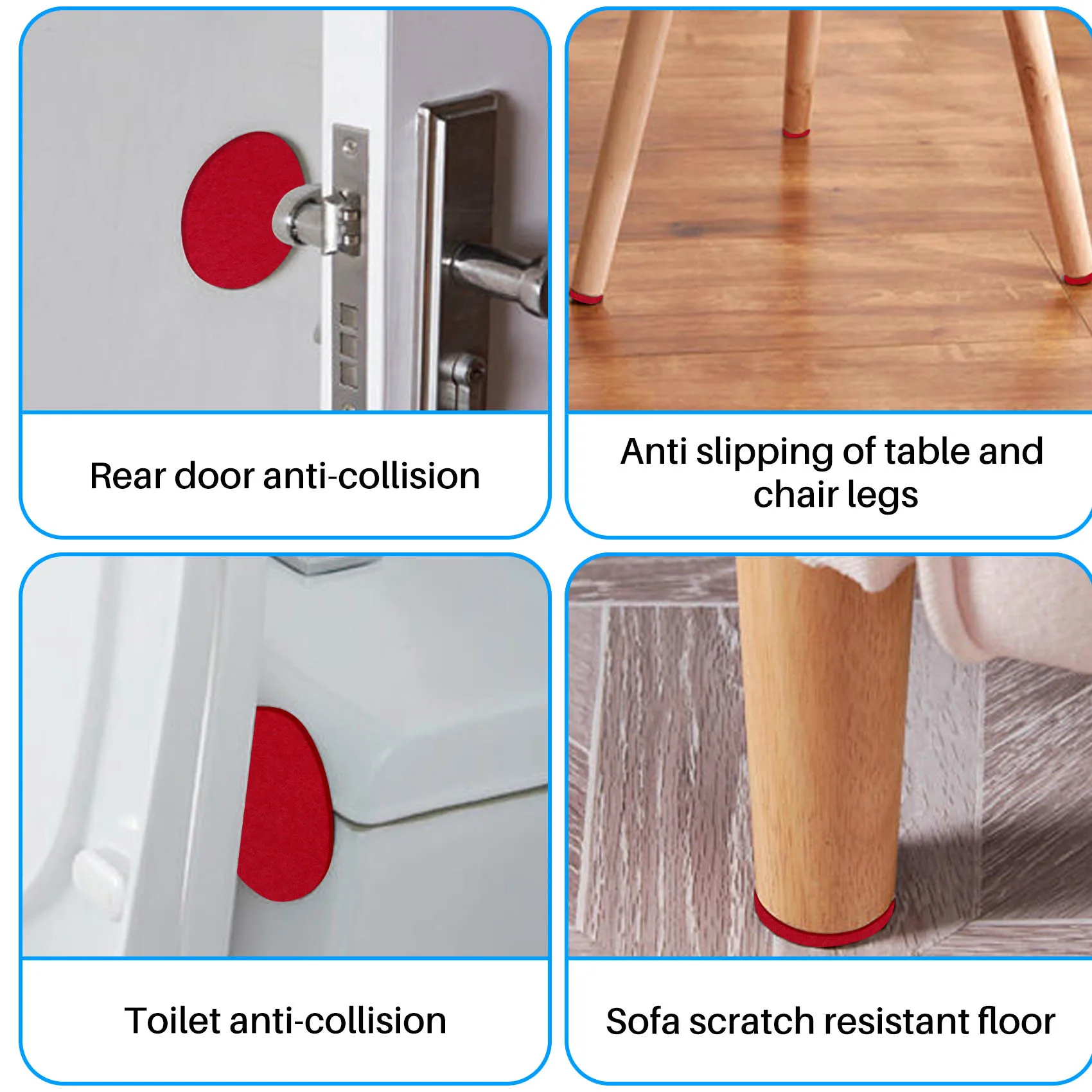 A55F-Self-Adhesive Felt Gliders,40 X 150 Cm,Self-Adhesive Felt Pads, Furniture Gliders, Multi-Purpose Adhesive Mat Tape