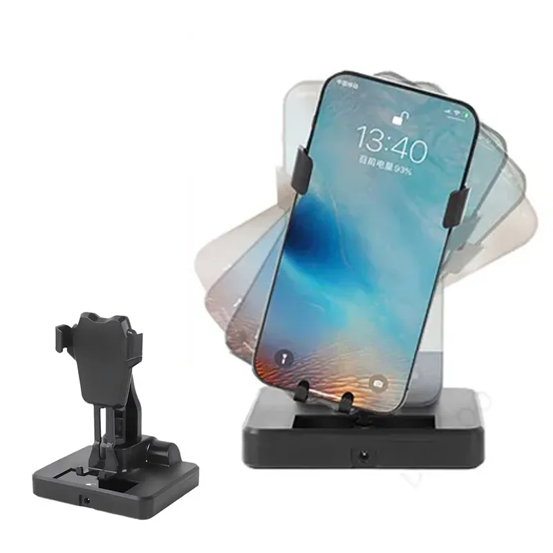 

Automatic Swing Pedometer Phone Holder Desktop Lazy Walker Stand Suitable for All Smartphones Wiggler Pedometer Brush Stepper