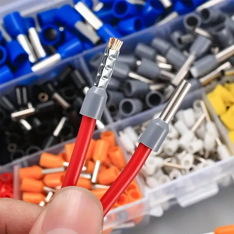 VE Tubular Crimp Terminals,Cable Electrical Connector,Insulated Wire Connectors,Tube Type Terminal Crimping Pliers HSC86-4