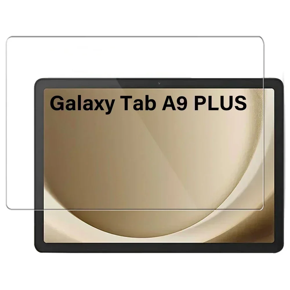Lapisan pelindung Tablet Samsung, untuk Samsung Galaxy Tab A9 Plus 11 inci kaca Tempered pelindung layar Tab A9 + SM-X210 X215 X216
