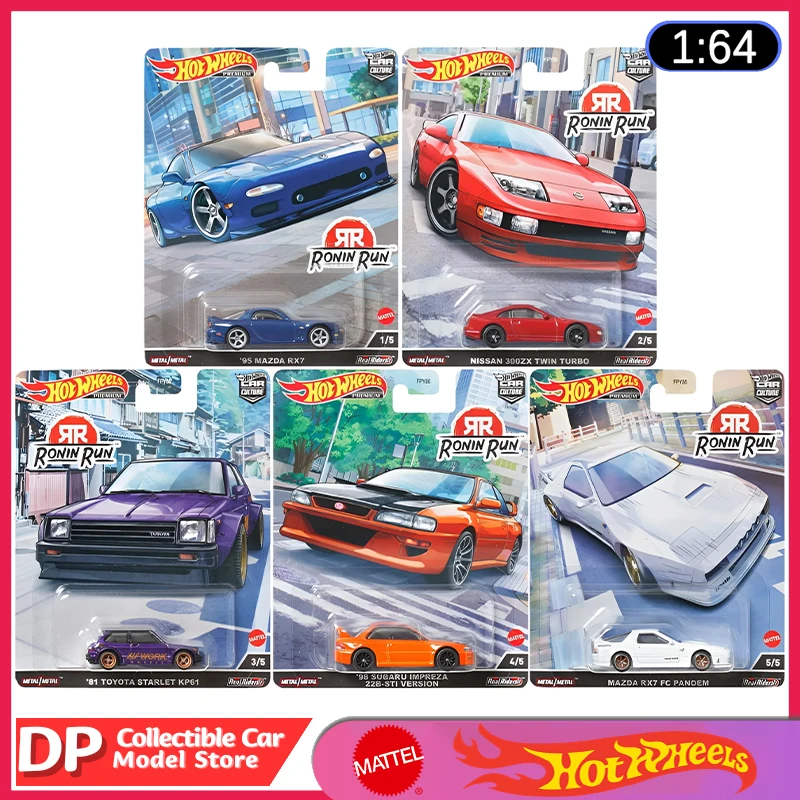 Mattel Hot Wheels Premium Car Culture Ronin Run Set 2022 Coleccionable 1/64 Escala Diecast Modelos Coche FPY86 957P