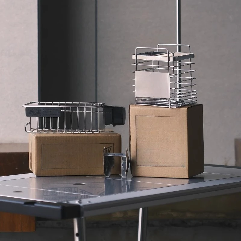 Cestino portaoggetti per gambe da tavolo, gabbia per bacchette con inserto laterale, accessori piastra bassa da cucina mobile piastra profonda