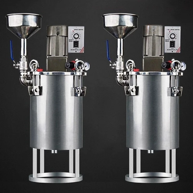 New 5-20L Pressure Bucket Motor, Mixing Bucket, Stainless Steel Pressure Bucket Funnel, Rubber Storage Tank Pressure Tank Rubber