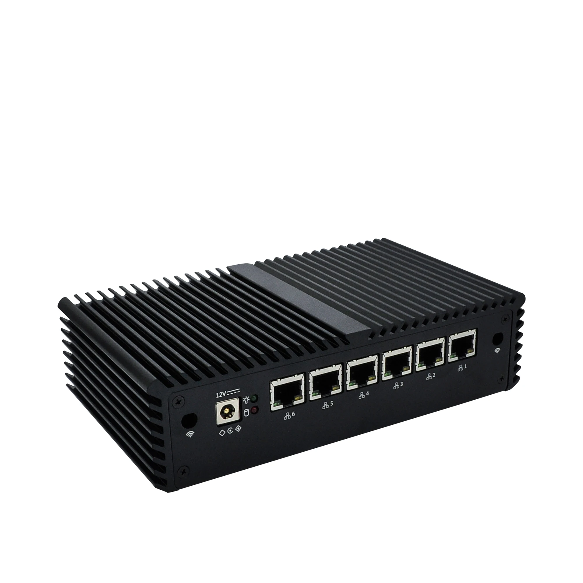 Qotom Mini-PC Q500G6-S05 mit Celeron Core i3 i5 i7 AES-NI 6 Gigabit NIC Router Firewall Computer