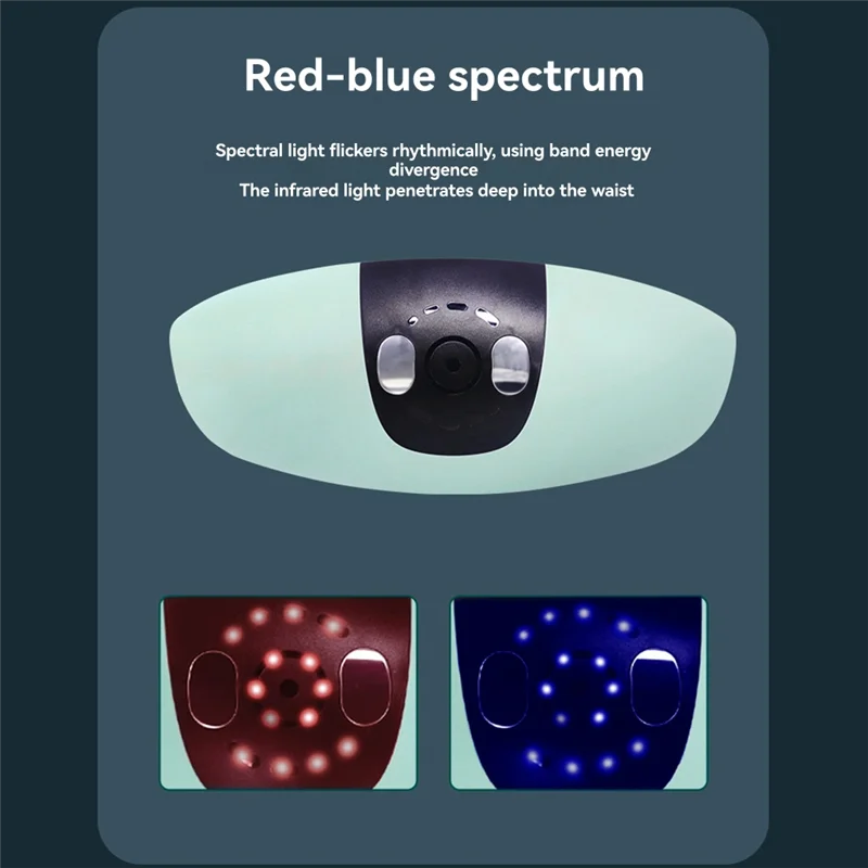 SANQ قطني العمود الفقري مدلك الساخن ضغط ثرموستاتي مدلك الكهربائية الذكية عنق الرحم وقطني مدلك