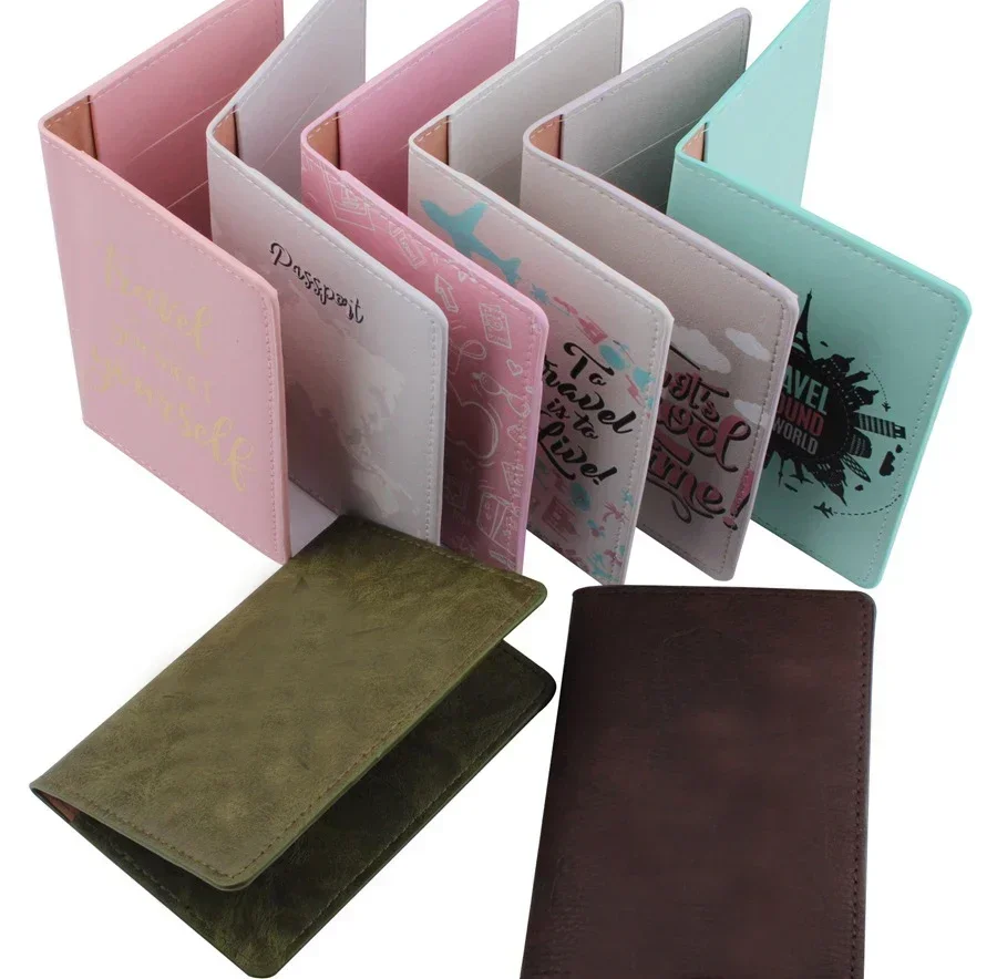 2023 Women Men Travel Credit Card Holder Wallet Travel ID&Document Passport Holder New Cover Travel Passport Cover Card Case