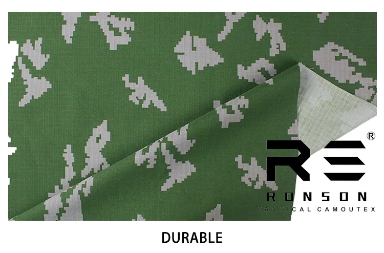 NC5050 Rip-Stop Tarnstoff KLMK Camo Bedruckter Taktischer Nylon-Baumwoll-Tarnstoff – Detail 5