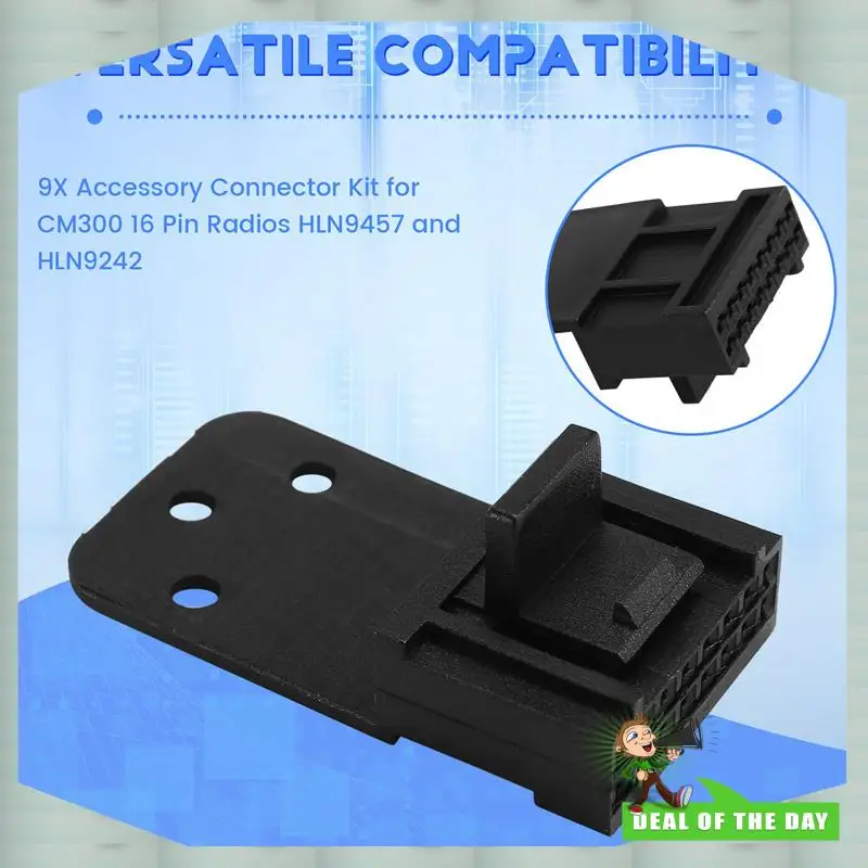 24-Hour Delivery 18X Accessory Connector Kit For Motorola CM300 16 Pin Radios HLN9457 And HLN9242