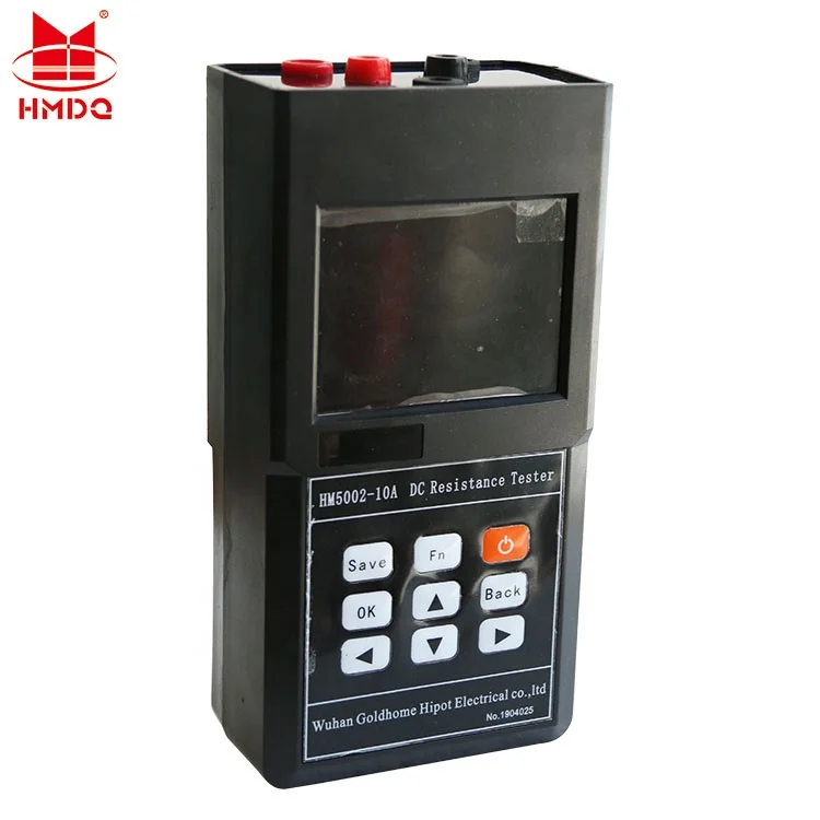 10A Transformer DC Resistance Tester with built in battery portable winding resistance meter