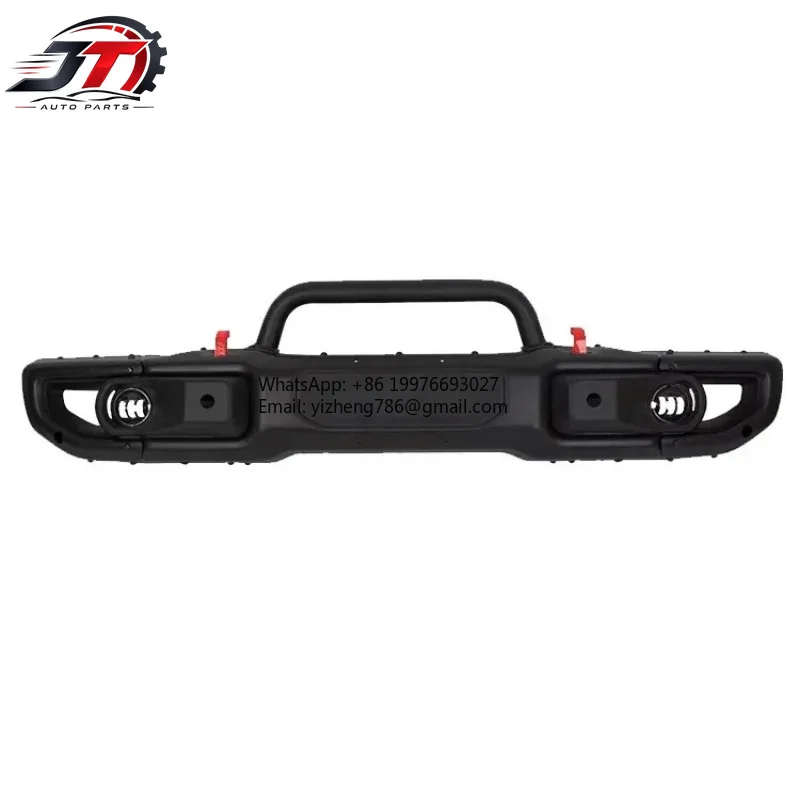 New style 10th Anniversary Front Bumper for Jeep Wrangler JL Bumper with Sensor Holes and U Tube